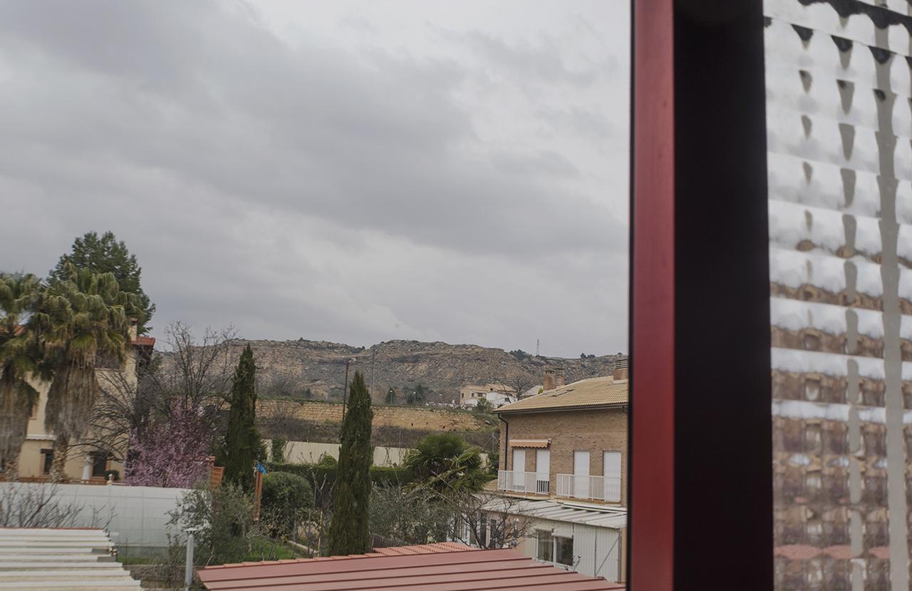 Hostal Los Calatravos Alcañiz Buitenkant foto